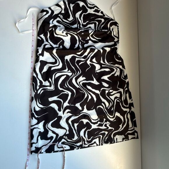 NWT Alexia Admor alter shift black and White abstract mini dress Size 6 - Picture 16 of 16